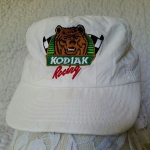 Vintage Kodiak Racing White Snap 